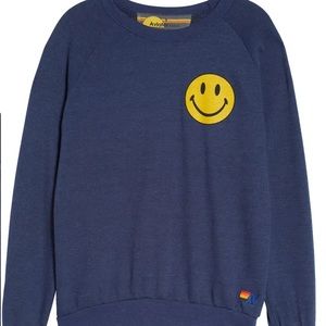 Aviator nation smiley sweatshirt
